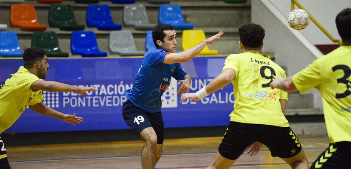 Sergio Blond, no partido entre Teucro e Tejina no Príncipe Felipe