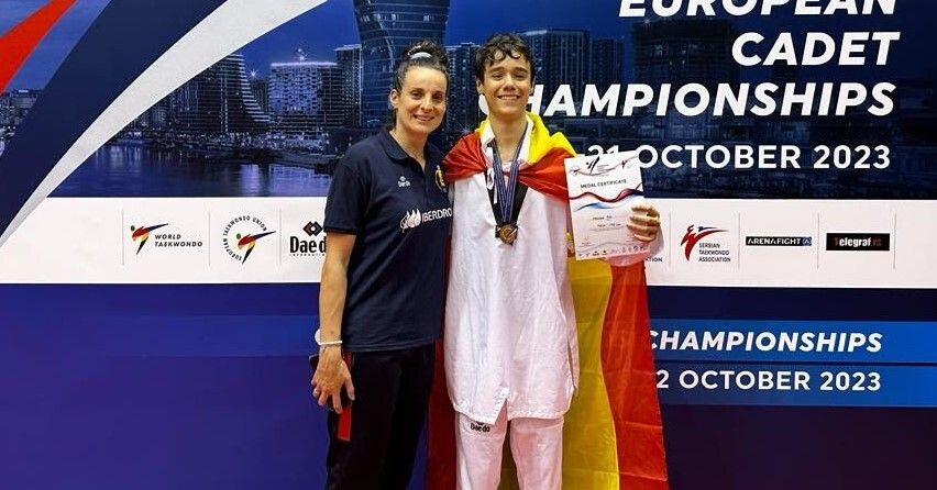 Roi Fraga, bronce no Campionato de Europa Cadete de Taekwondo