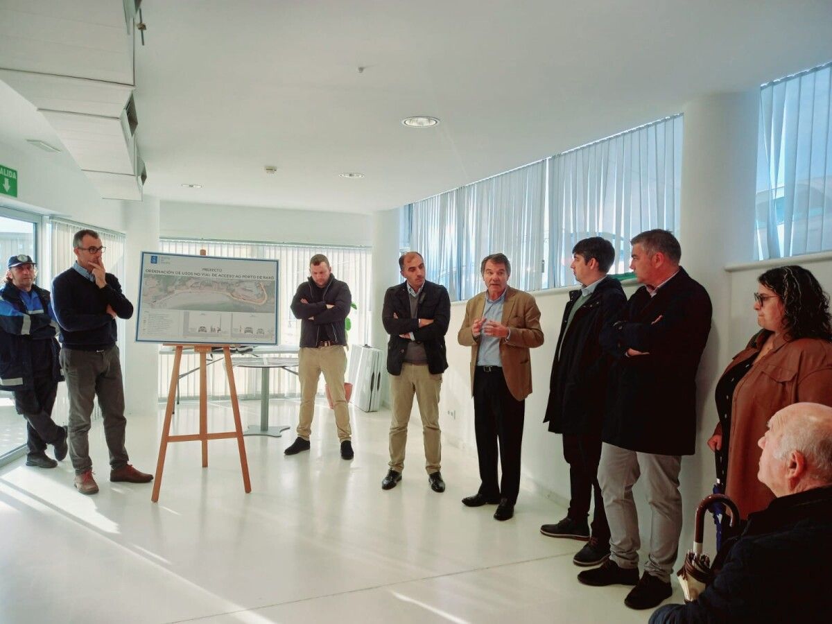 Visita do presidente de Portos de Galicia