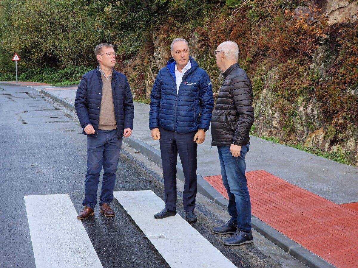 Visita de Agustín Reguera visita al Parque Empresarial de O Racelo 