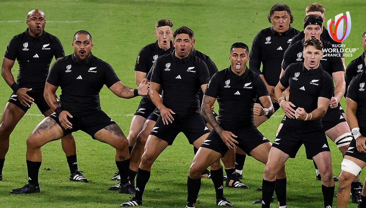 'Haka' de la Selección de Nueva Zelanda en el Mundial 2023 de rugby