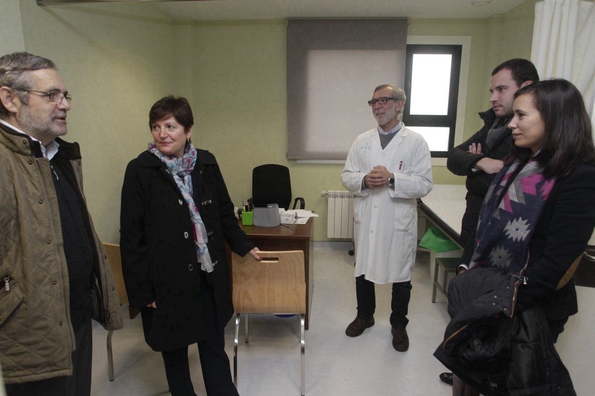 Visita de la conselleira de Sanidade en Carballedo