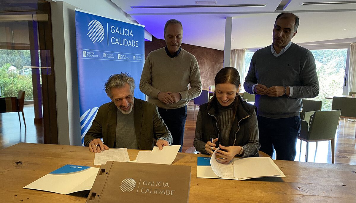Entrega a Casa Solla del sello Galicia Calidade