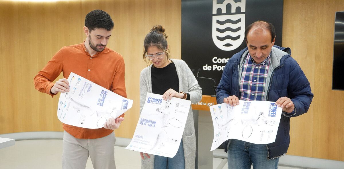 Presentación de la sexta edición del trofeo Ciudad de Pontevedra de bádminton