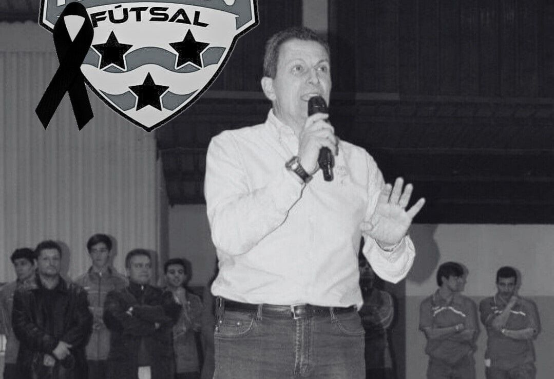 Moncho Vázquez en su etapa como presidente del Ancorad'Ouro FS