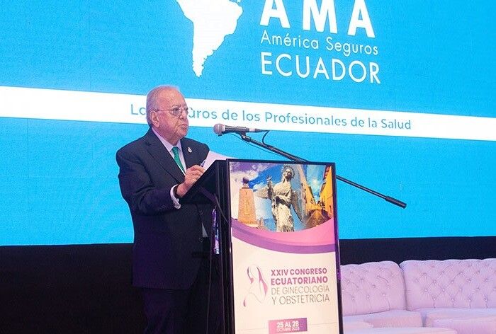 O presidente de A.M.A. Grupo participou no XXIV Congreso Ecuatoriano de Xinecoloxía e Obstetricia
