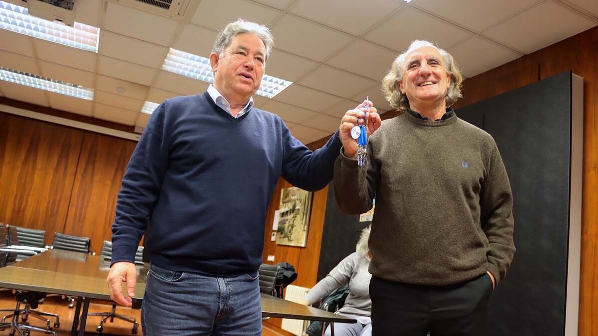 Entrega ao Ateneo das chaves do Centro Sur
