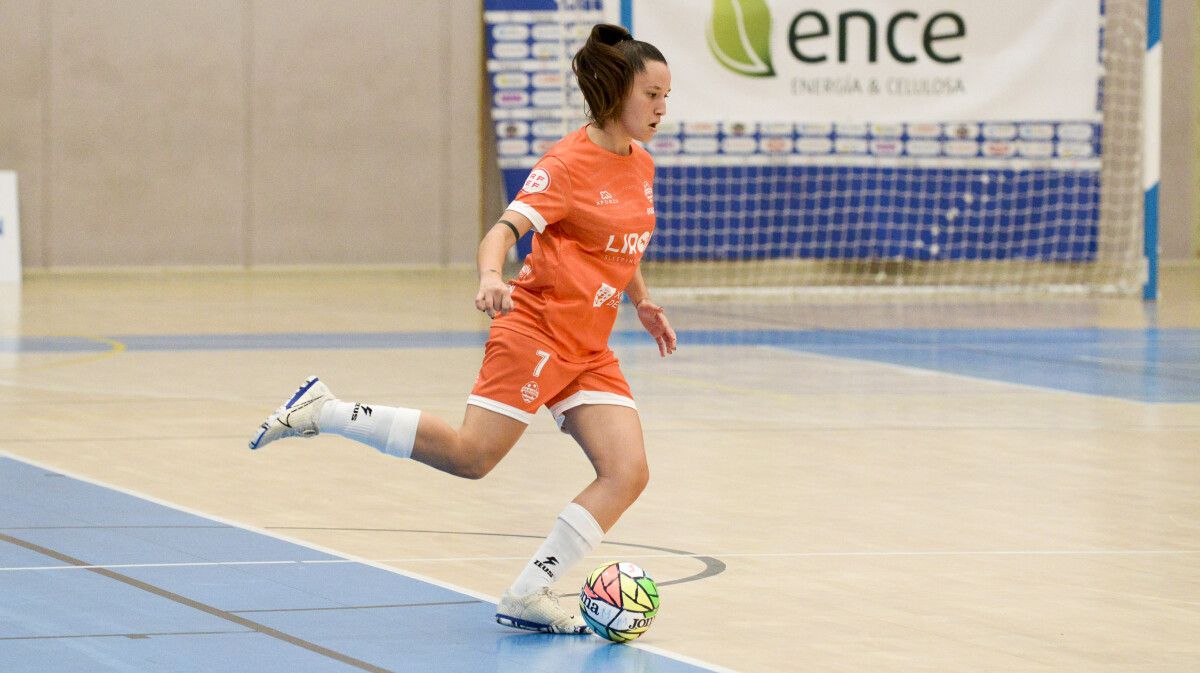 Partido de liga entre Marín Futsal y Melilla Torreblanca en A Raña