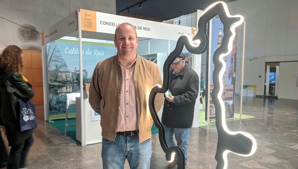 Manuel Fariña, tenente de alcalde e concelleiro de Turismo de Caldas, no Fairway