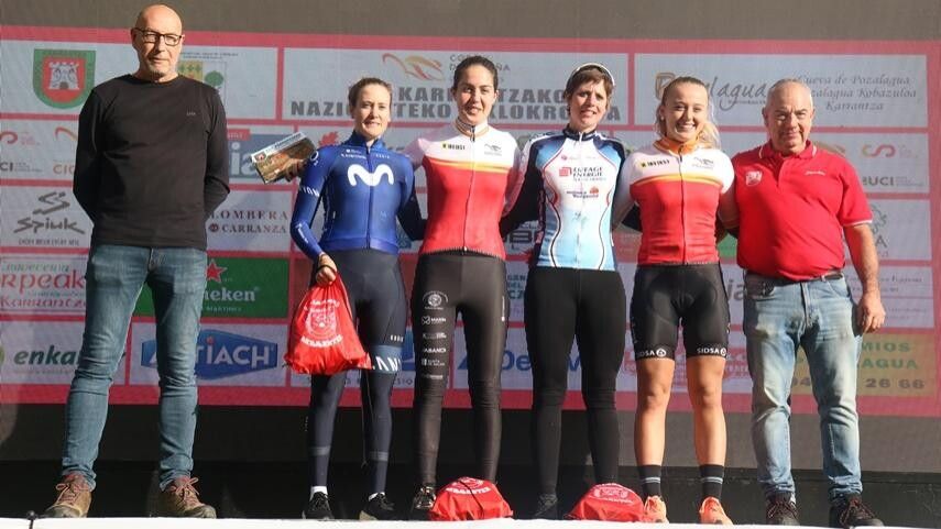 Irene Trabazo se coloca líder en la Copa de España en el XXX Ciclocross Internacional de Karrantza 