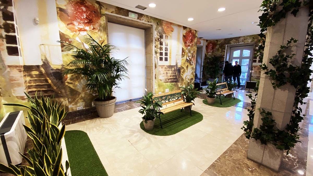 Oficina de Turismo Rías Baixas no Palacete das Mendoza