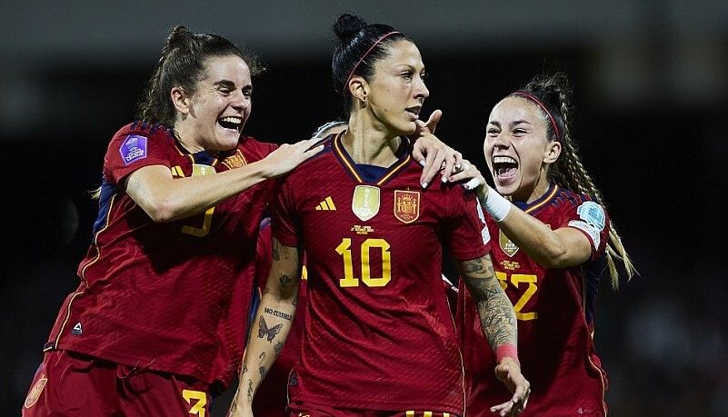 Partido da UEFA Women's Nations League entre Italia e España