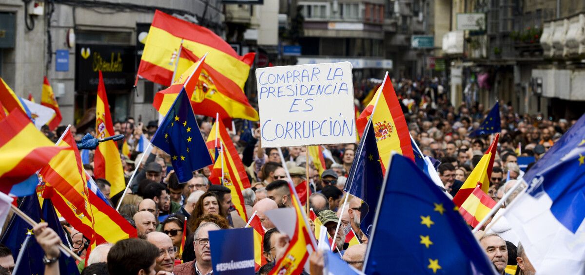 Concentración do PP contra a amnistía 