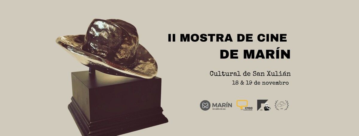 Cartel anunciador da II Mostra de Cine de Marín