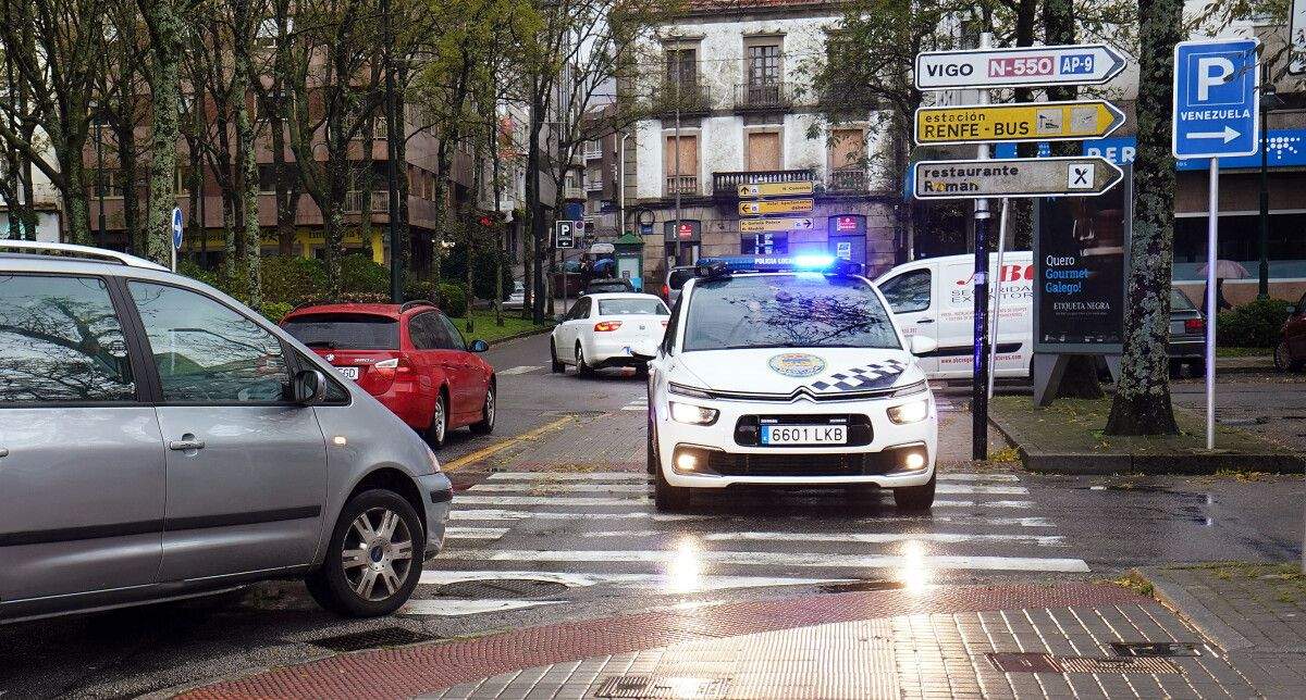 Vehículo de la Policía Local de Pontevedra
