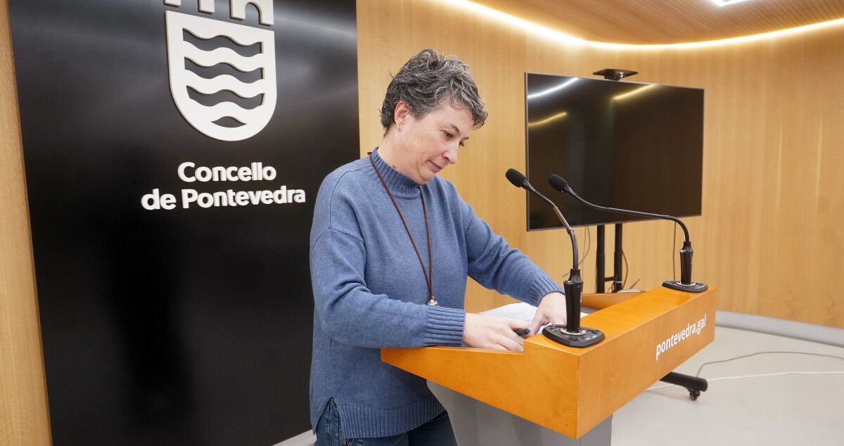 Eva Vilaverde, alcaldesa de Pontevedra en funcións