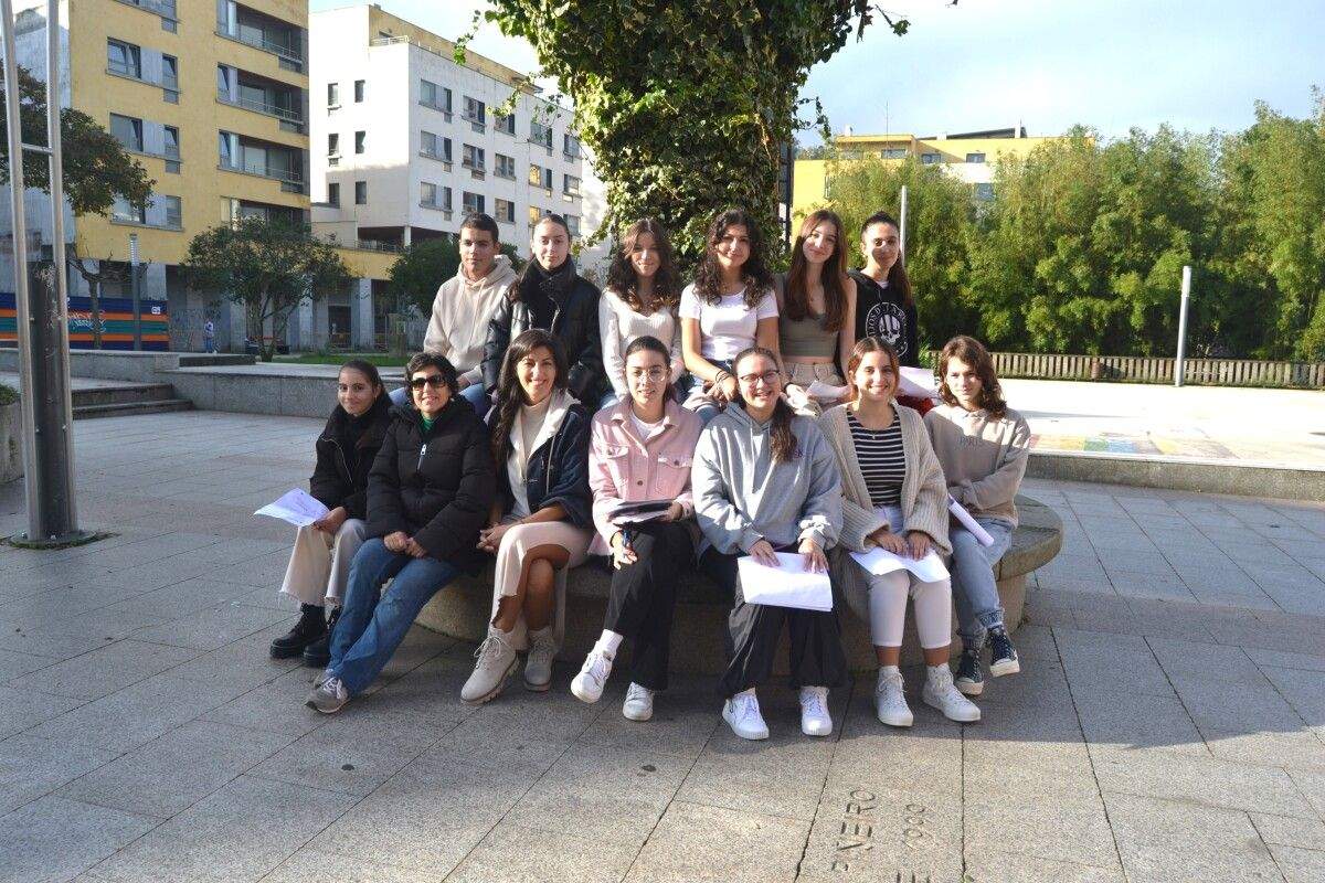 Alumnado de 4º de la ESO del IES Johán Carballeira