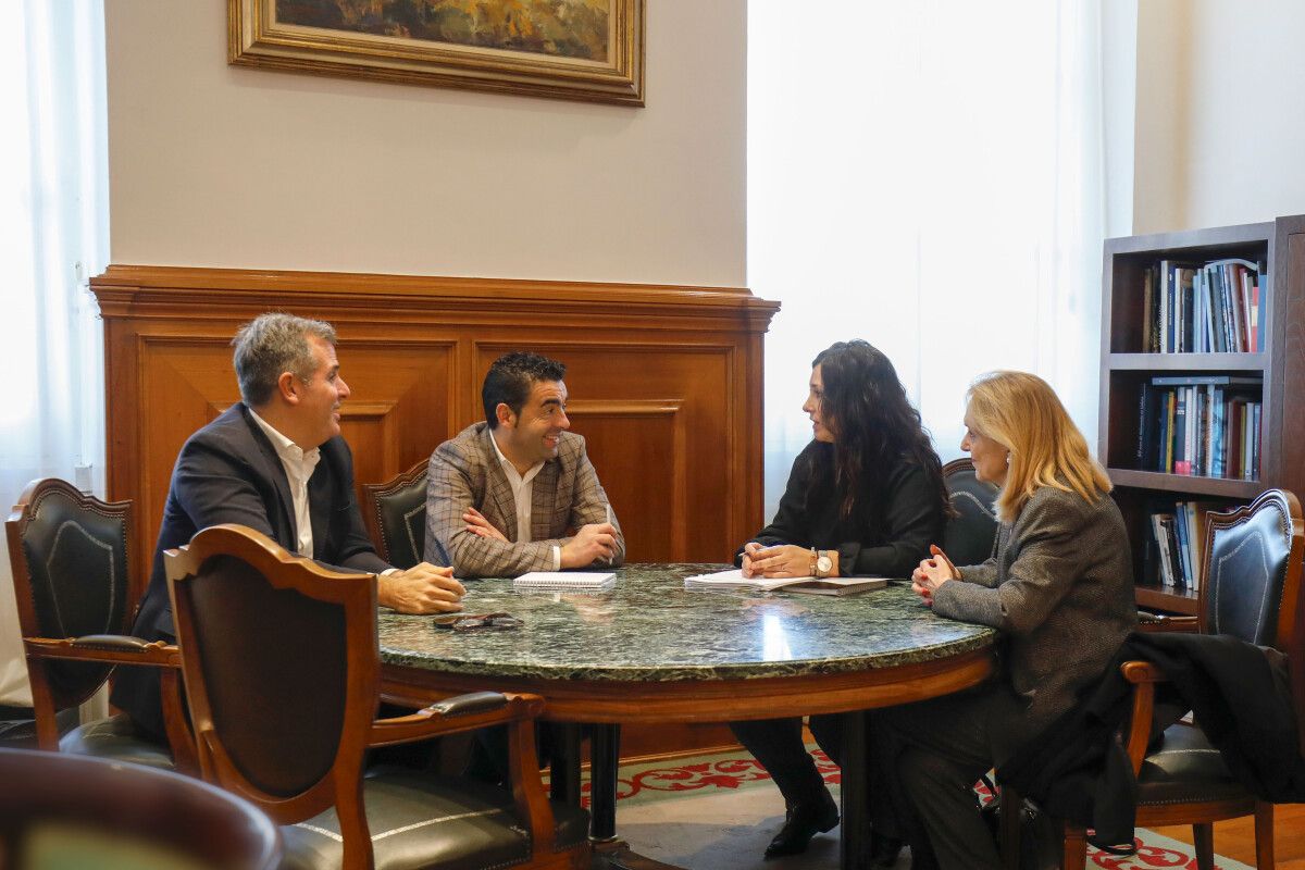 Rafa Domínguez, Luis López, Ángeles Tilve e Cruz Farto