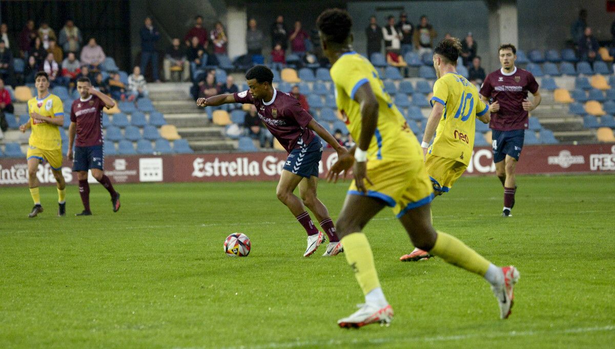 Dalisson, en el partido de liga entre Pontevedra CF y Arandina CF en Pasarón
