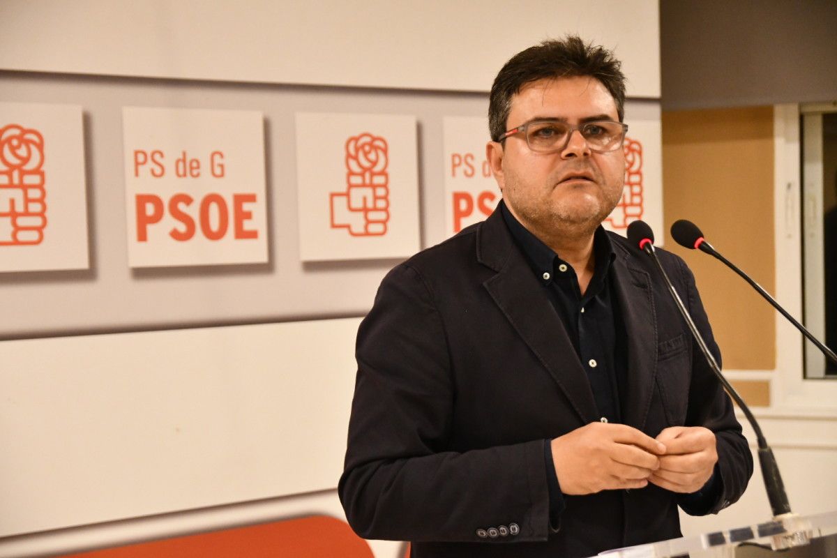 Gregorio Agís, portavoz del grupo municipal del PSOE en Poio