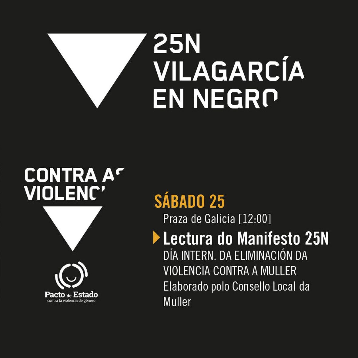 Actos do 25N en Vilagarcía
