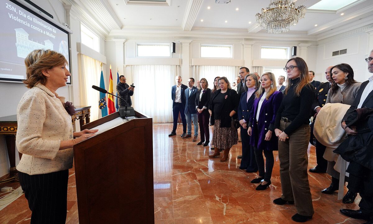 Conmemoración do 25N 2023 na Subdelegación do Goberno de Pontevedra