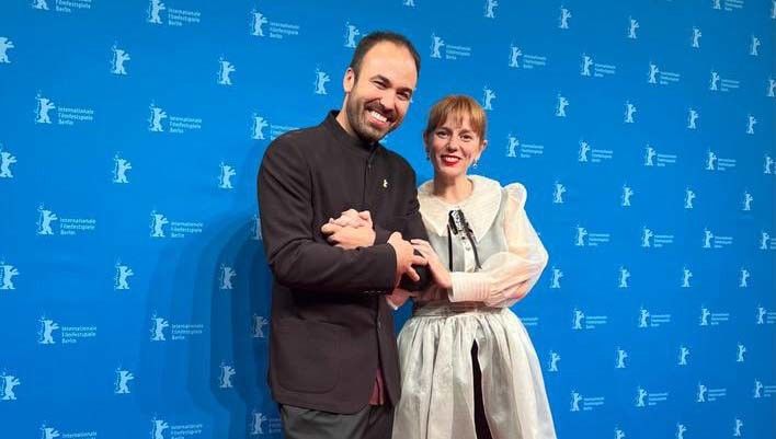Álvaro Gago e María Vázquez, na estrea de "Matria" en Berlín, estarán no Culturgal