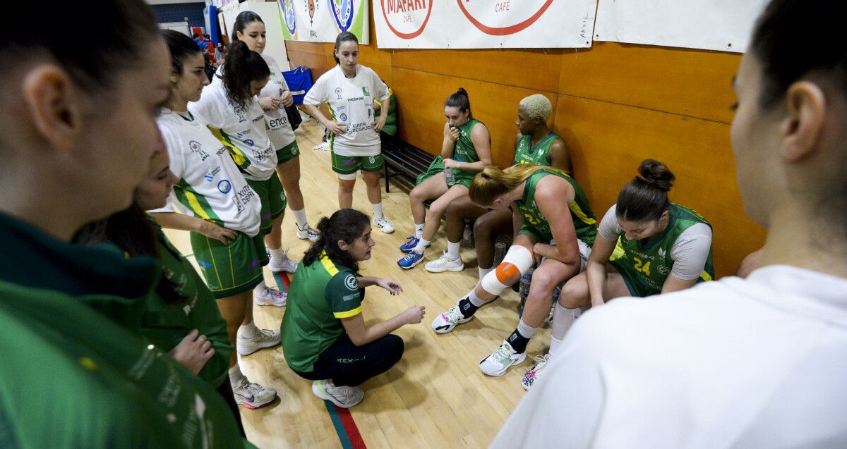 Partido entre CB Arxil e Maristas Coruña no CTGD