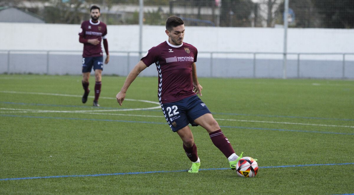 Partido entre Pontevedra B y Arosa en A Seca