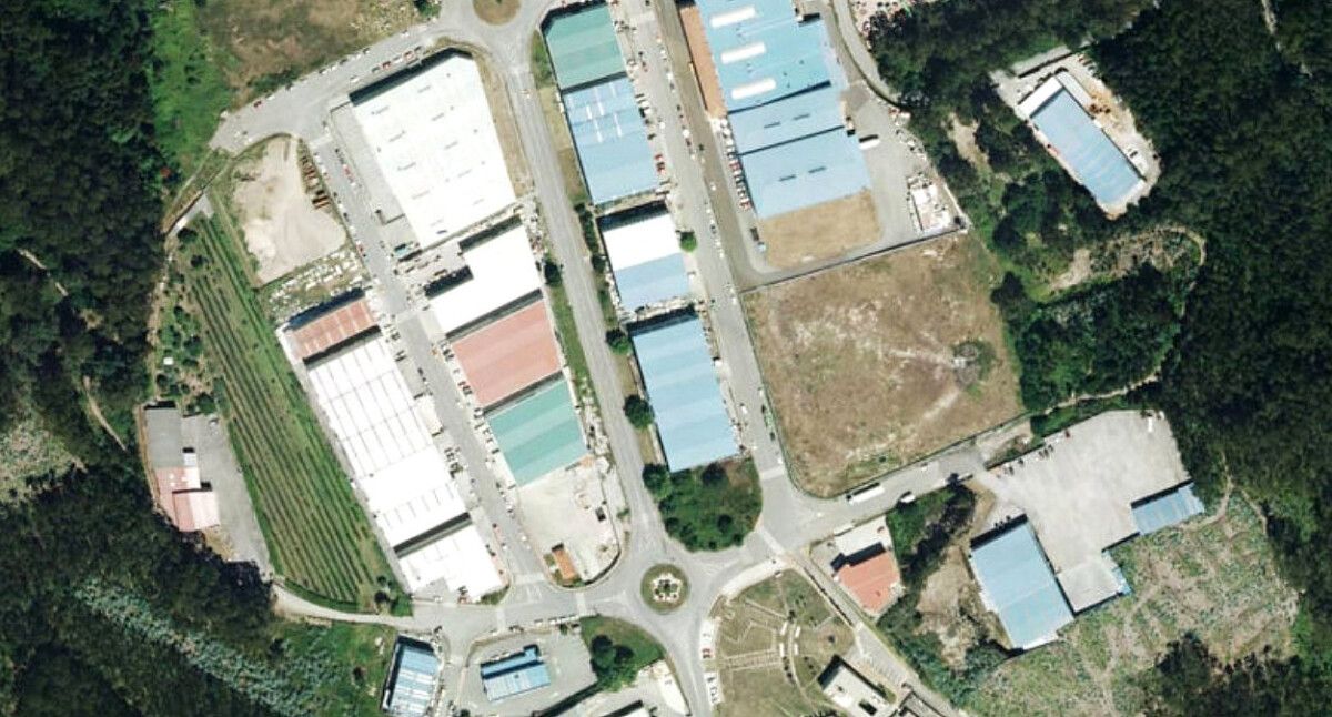 Polígono industrial de Castiñeiras en Bueu