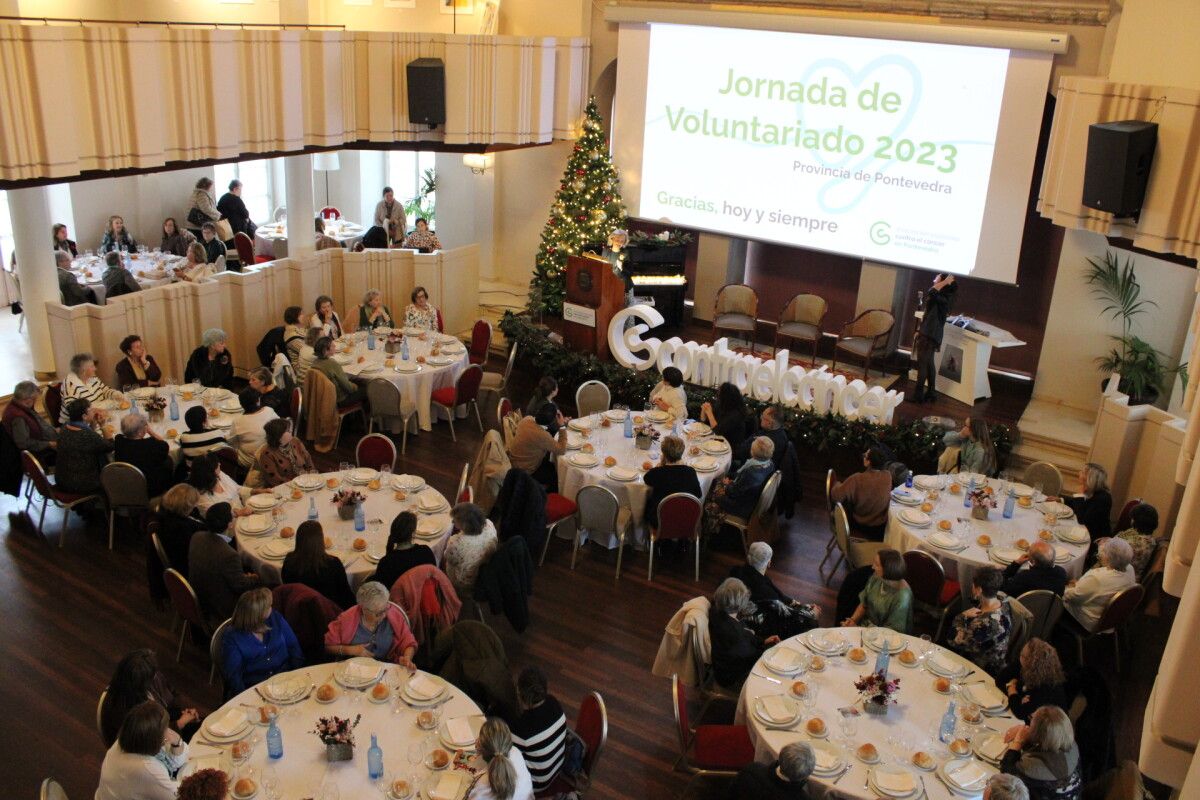 A Asociación Española Contra o Cancro en Pontevedra conmemorou o Día Internacional do Voluntariado 
