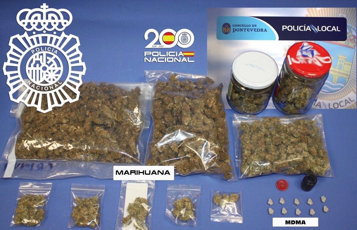 Sustancia estupefaciente intervenida en la Operación Marco