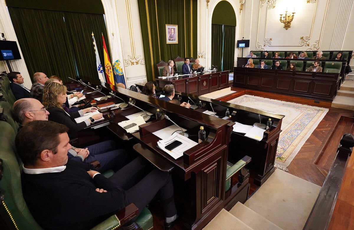 Pleno da Deputación de Pontevedra