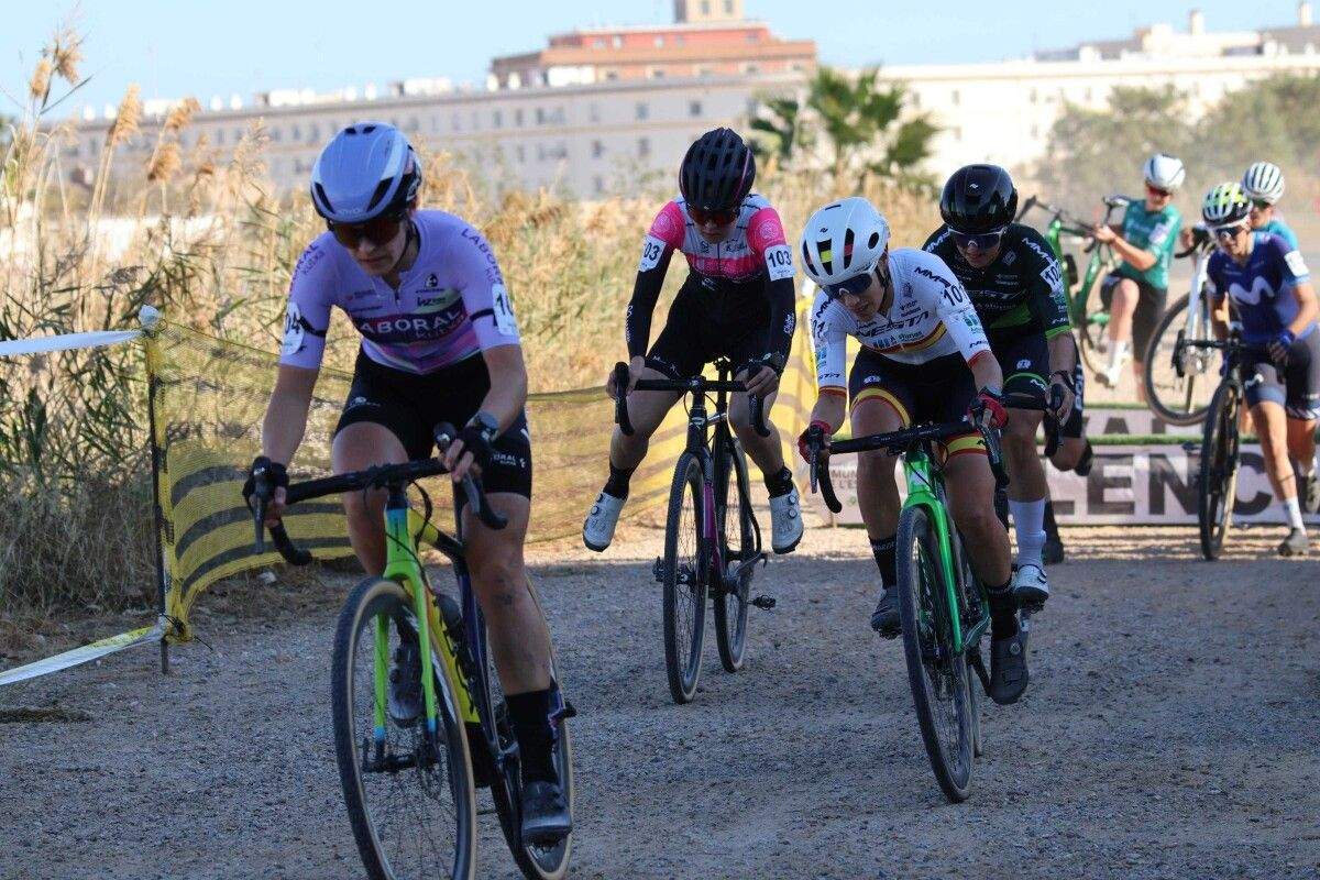 Irene Trabazo, na última cita da Copa de España de Ciclcrós en Valencia