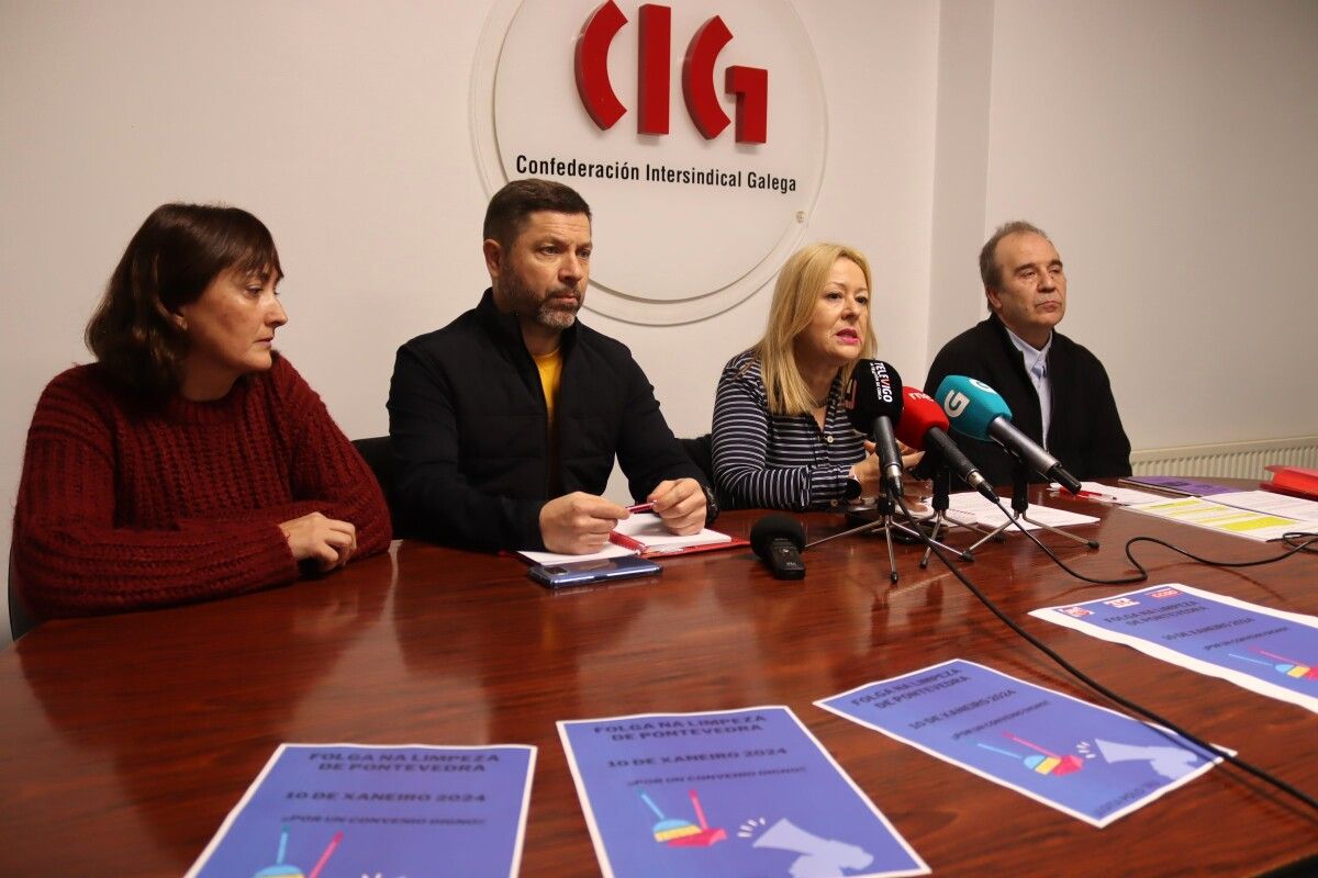 Presentación da convocatoria de folga