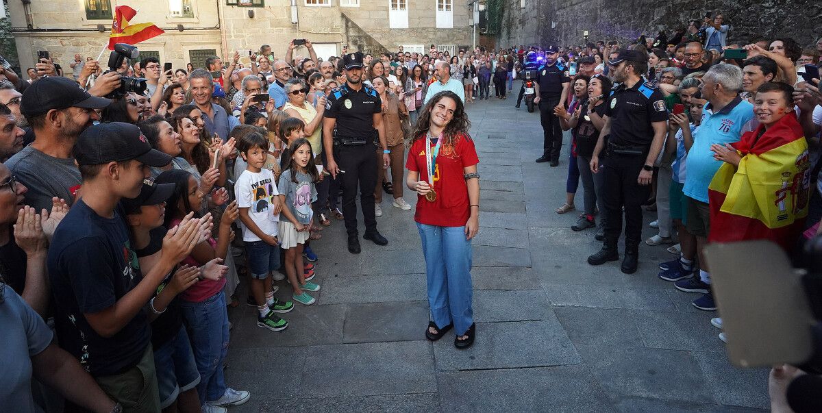 Pontevedra rende homenaxe a Tere Abelleira