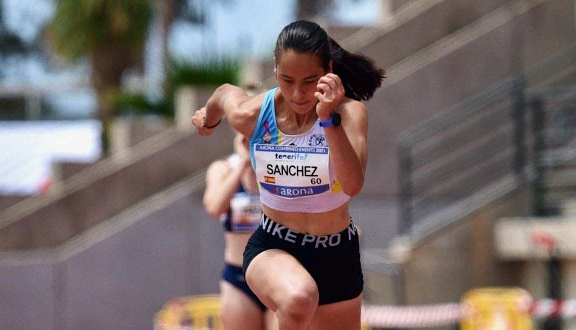 A atleta lucense Lucía Sánchez del Valle
