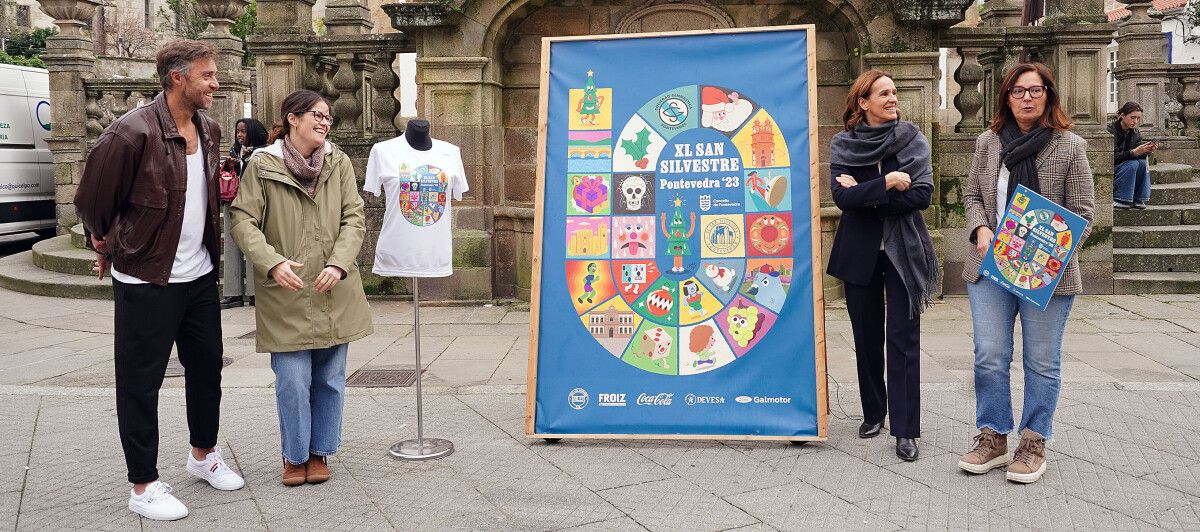 Presentación da carreira popular e solidaria San Silvestre 2023