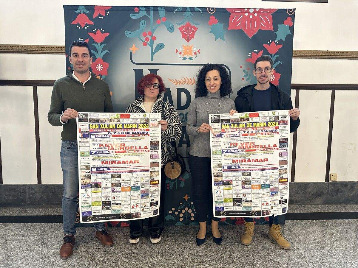 Presentación do cartel das festas de San Xulián