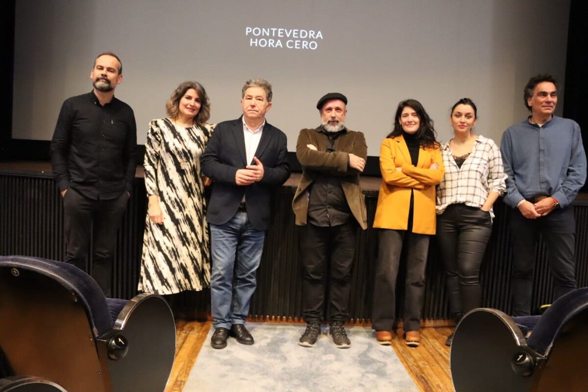 El Teatro Principal acogió el estreno de la película "Pontevedra, hora cero"