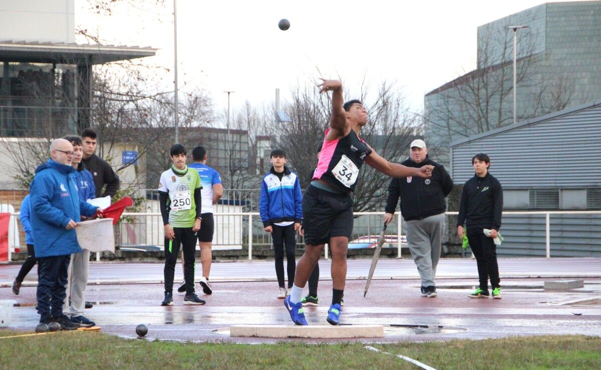 Hugo Casañas, no VI Torneo de Reis de Atletismo no CGTD