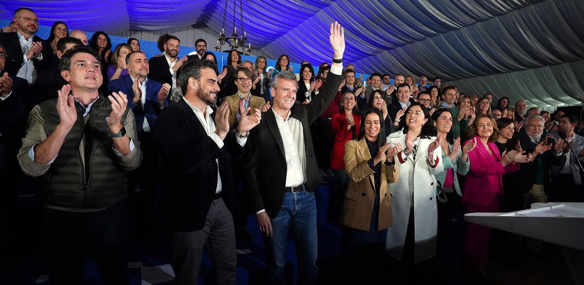Alfonso Rueda presenta las candidaturas del PP para el 18F por las cuatro provincias