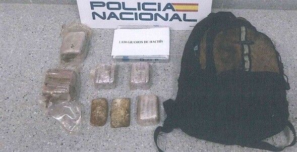 Material intervenido pola Policía Nacional
