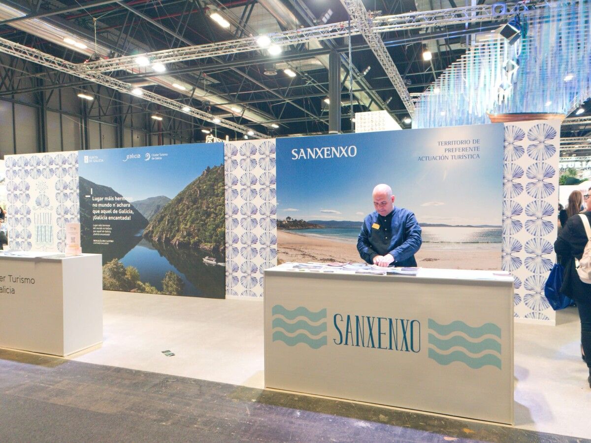 Mostrador de Sanxenxo en Fitur