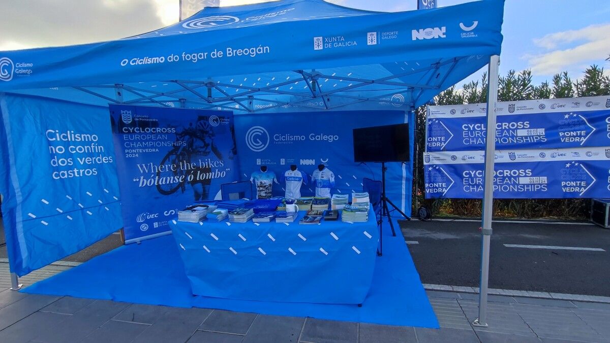 Promoción del Campeonato de Europa de Ciclocross en la Copa del Mundo de Benidorm