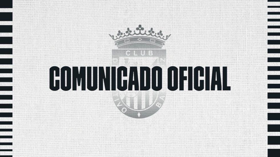 Comunicado oficial do Badajoz