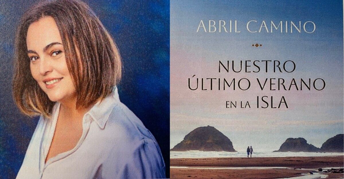 A escritora Abril Camino