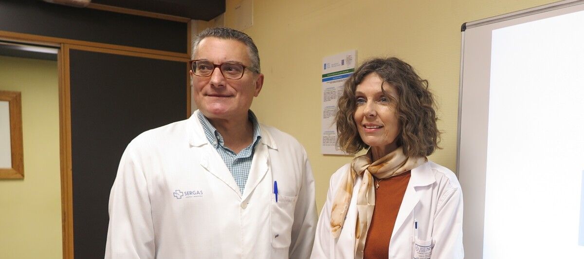 Los doctores José Luis Martínez Melgar y Susana Romero Yuste