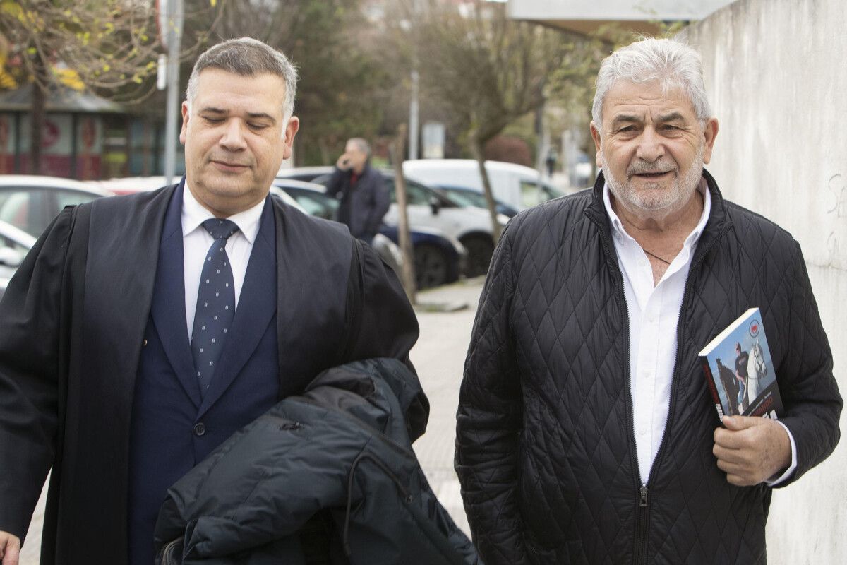 Laureano Oubiña y su abogado, Jorge Paladino
