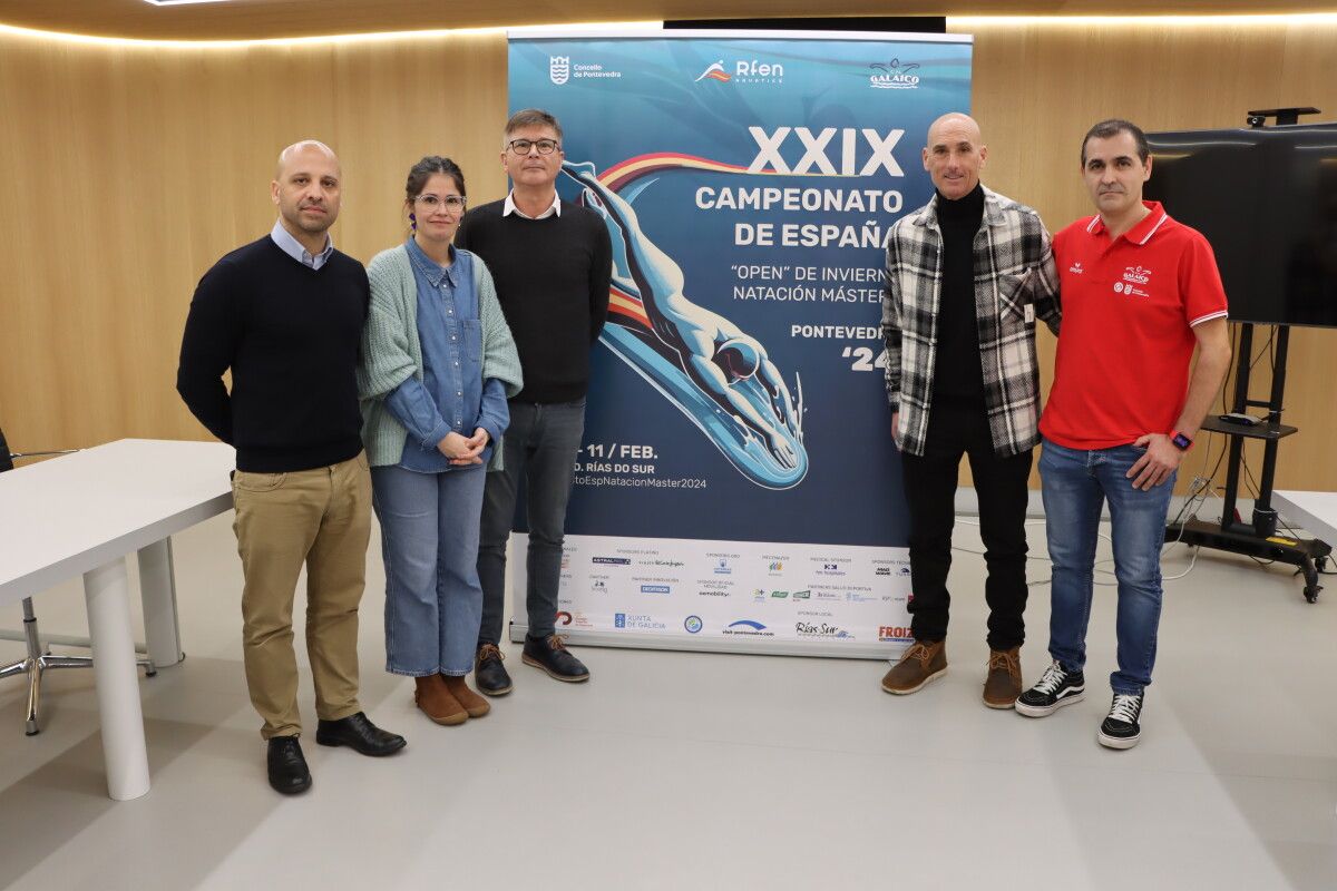 Presentación do Campionato de España Máster de Inverno de Natación